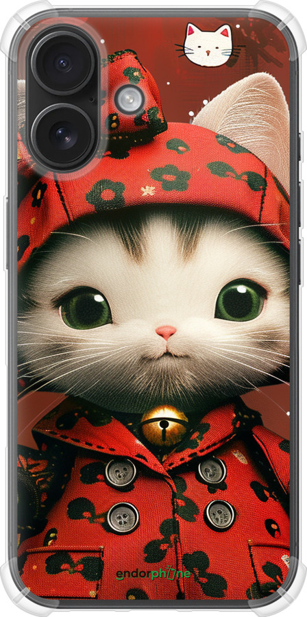 Силикон с усиленными углами чехол Sweet Hello Kitty для Apple iPhone 16 - 6035sp-3709 изображение 