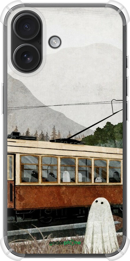 Силикон с усиленными углами чехол Призрак 2 для Apple iPhone 16 - 6247sp-3709 изображение 