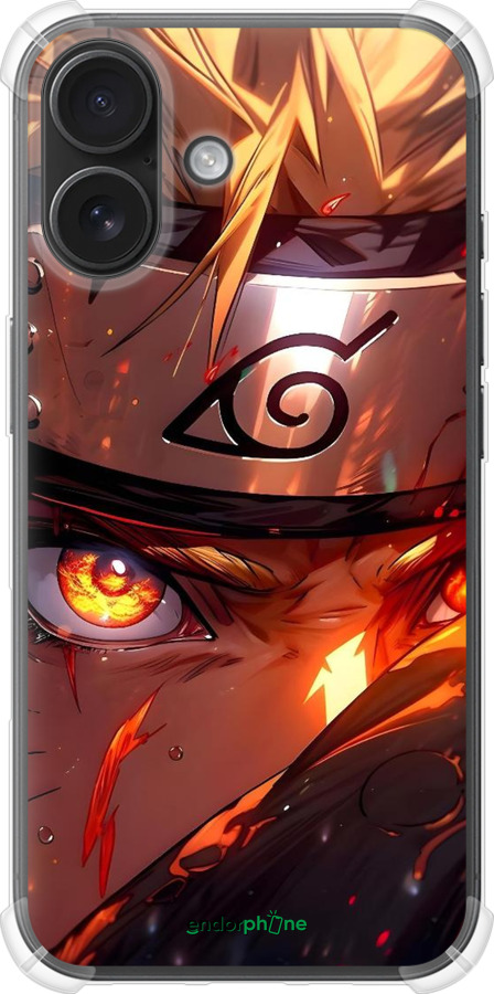 Силикон с усиленными углами чехол Наруто для Apple iPhone 16 - 6277sp-3709 изображение 
