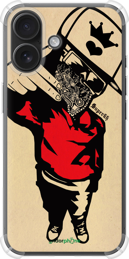 Силикон с усиленными углами чехол Swag. Super для Apple iPhone 16 - 808sp-3709 изображение 