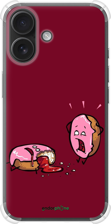 Силикон с усиленными углами чехол Печенье для Apple iPhone 16 - 911sp-3709 изображение 