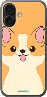 Силиконовый чехол Милый пес для Apple iPhone 16 - 6296u-3709 изображение 