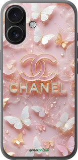 Силиконовый чехол Шанель для Apple iPhone 16 - 6366u-3709 изображение 