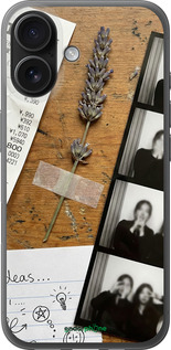 Силиконовый чехол 'Aesthetic Scrapbook Collage' для iPhone 16 изображение 17