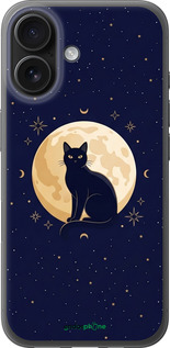 Силиконовый чехол 'Cute Cat Celestial/Witchy' для iPhone 16 изображение 17