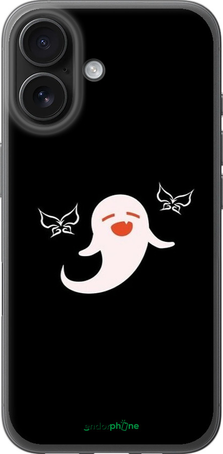 Силиконовый чехол Genshin Impact Ху Тао Искусство духа-призрака для Apple iPhone 16 - 6534u-3709 изображение 