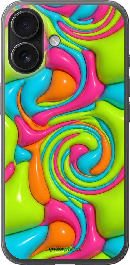 Силіконовий чехол Y2K Jelly Dream для Apple iPhone 16 - 6780u-3709 изображение 