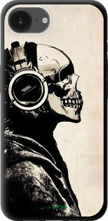 TPU чехол Скелет-меломан v2 для Apple iPhone SE 4 - 1200b-3652 изображение 