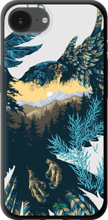 TPU чехол Арт-орел на фоне природы для Apple iPhone 16e - 3983b-3971 изображение 