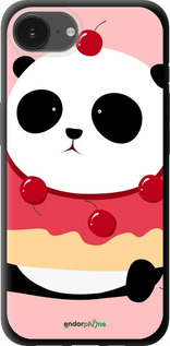 TPU чехол Панда з пончиком для Apple iPhone 16e - 3991b-3971 изображение 