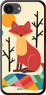 TPU чехол Rainbow fox для Apple iPhone 16e - 4010b-3971 изображение 