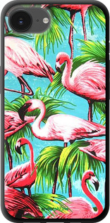 TPU чехол Tropical background для Apple iPhone SE 4 - 4016b-3652 изображение 