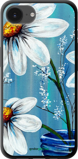 TPU чехол Красиві арт-ромашки для Apple iPhone SE 4 - 4031b-3652 изображение 