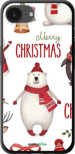TPU чехол Merry Christmas для Apple iPhone SE 4 - 4106b-3652 изображение 