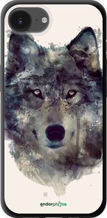 TPU чехол Волк-арт для Apple iPhone SE 4 - 4163b-3652 изображение 