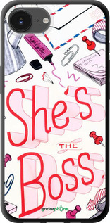 TPU чехол she's the  boss для Apple iPhone SE 4 - 4254b-3652 изображение 