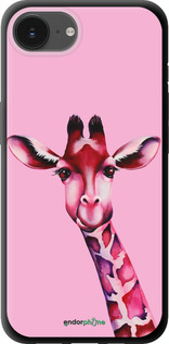 TPU чехол Розовая жирафа для Apple iPhone SE 4 - 4441b-3652 изображение 