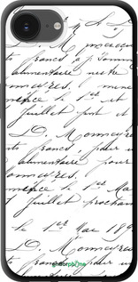 TPU чехол Прописний шрифт  для Apple iPhone 16e - 4475b-3971 изображение 