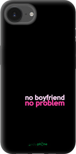 TPU чехол no boyfriend no problem для Apple iPhone SE 4 - 4549b-3652 изображение 
