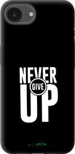 TPU чехол Ніколи не здавайся для Apple iPhone 16e - 4572b-3971 изображение 