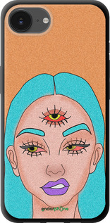 TPU чехол Девушка рисунок для Apple iPhone SE 4 - 4576b-3652 изображение 