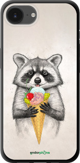 TPU чехол Енотик с мороженым для Apple iPhone SE 4 - 4602b-3652 изображение 