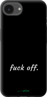 TPU чехол Fuck off для Apple iPhone SE 4 - 4731b-3652 изображение 