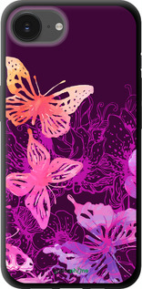 TPU чехол Бабочки v2 для Apple iPhone 16e - 5475b-3971 изображение 