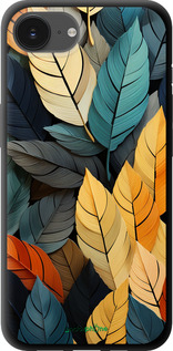 TPU чехол Кольорове листя для Apple iPhone SE 4 - 5644b-3652 изображение 