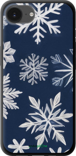TPU чехол Сніжинки для Apple iPhone 16e - 5821b-3971 изображение 