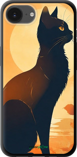 TPU чехол Черная кошка v2 для Apple iPhone SE 4 - 5830b-3652 изображение 