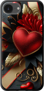 TPU чехол Сердечки v2 для Apple iPhone SE 4 - 5832b-3652 изображение 