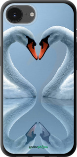 TPU чехол Лебеді для Apple iPhone SE 4 - 6007b-3652 изображение 