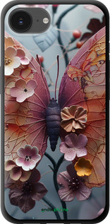 TPU чехол Fairy Butterfly для Apple iPhone SE 4 - 6048b-3652 изображение 