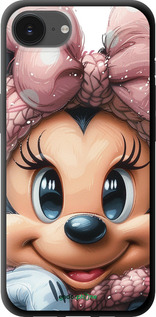 TPU чехол Минни Маус с бантиком для Apple iPhone SE 4 - 6055b-3652 изображение 