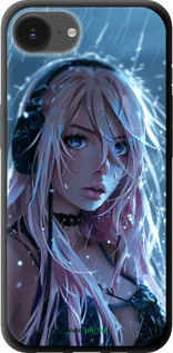 TPU чехол Неоновый дождь для Apple iPhone SE 4 - 6119b-3652 изображение 