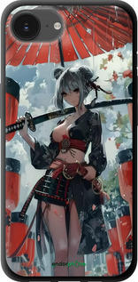 TPU чехол Гейша-воїн для Apple iPhone SE 4 - 6124b-3652 изображение 