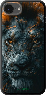 TPU чехол Пламенный лев для Apple iPhone SE 4 - 6153b-3652 изображение 