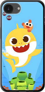 TPU чехол Бейби Шарк для Apple iPhone 16e - 6303b-3971 изображение 