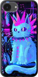 TPU чехол Кот панк для Apple iPhone SE 4 - 6311b-3652 изображение 