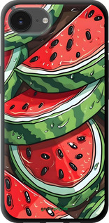 TPU чехол Арбуз для Apple iPhone SE 4 - 6315b-3652 изображение 