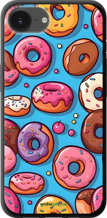 TPU чехол Пончики для Apple iPhone SE 4 - 6318b-3652 изображение 