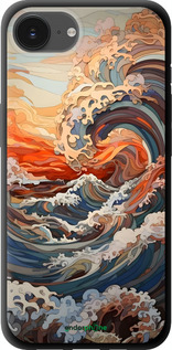 TPU чехол Арт волны для Apple iPhone 16e - 6324b-3971 изображение 