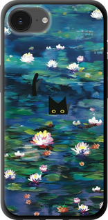 TPU чехол Чехол с изображением водяных лилий Моне и кошек для Apple iPhone SE 4 - 6399b-3652 изображение 