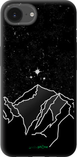 TPU чехол Минималистический горный пейзаж для Apple iPhone SE 4 - 6438b-3652 изображение 