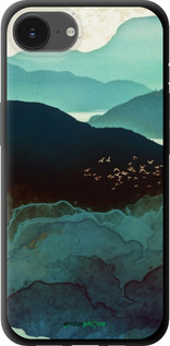 TPU чехол Із зображенням гір Індіго для Apple iPhone SE 4 - 6484b-3652 изображение 