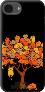 TPU чехол Дерево и котики для Apple iPhone SE 4 - 6516b-3652 изображение 