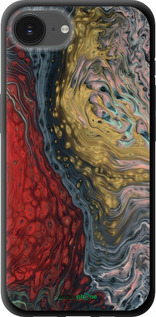 TPU чехол С изображением абстрактной живописи для Apple iPhone 16e - 6530b-3971 изображение 