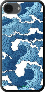 TPU чехол Абстрактный рисунок морских волн для Apple iPhone 16e - 6538b-3971 изображение 