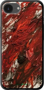 TPU чехол Абстрактная композиция в красных тонах для Apple iPhone SE 4 - 6541b-3652 изображение 